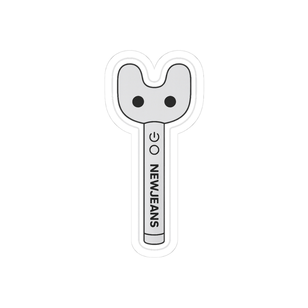 NewJeans Lightstick Vinyl Sticker | Cute K-Pop Decal