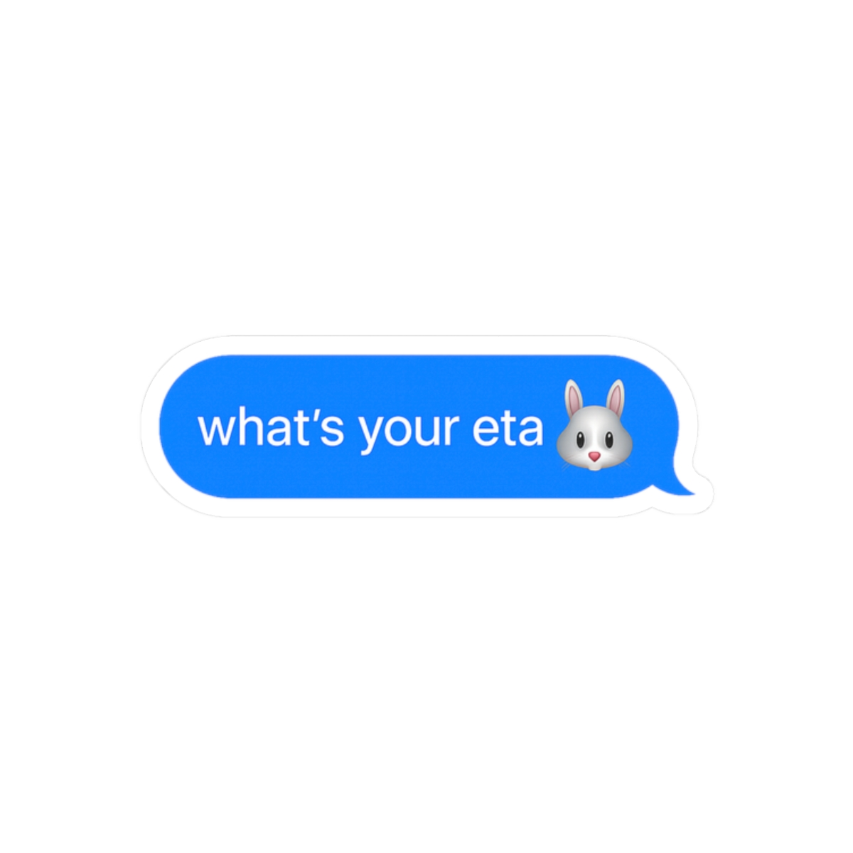 NewJeans ETA Lyrics iMessage Sticker | Cute K-Pop Vinyl Decal - alternate angle 3, merchandise