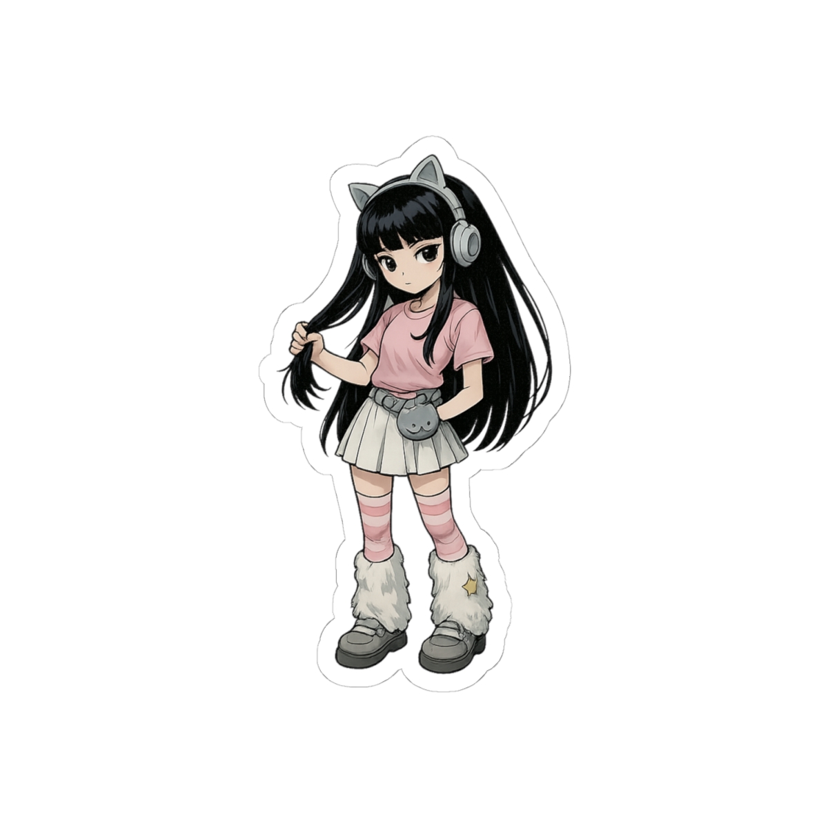 NewJeans Bunnies Sticker | Cute K-pop Vinyl Decal - alternate angle 1, merchandise