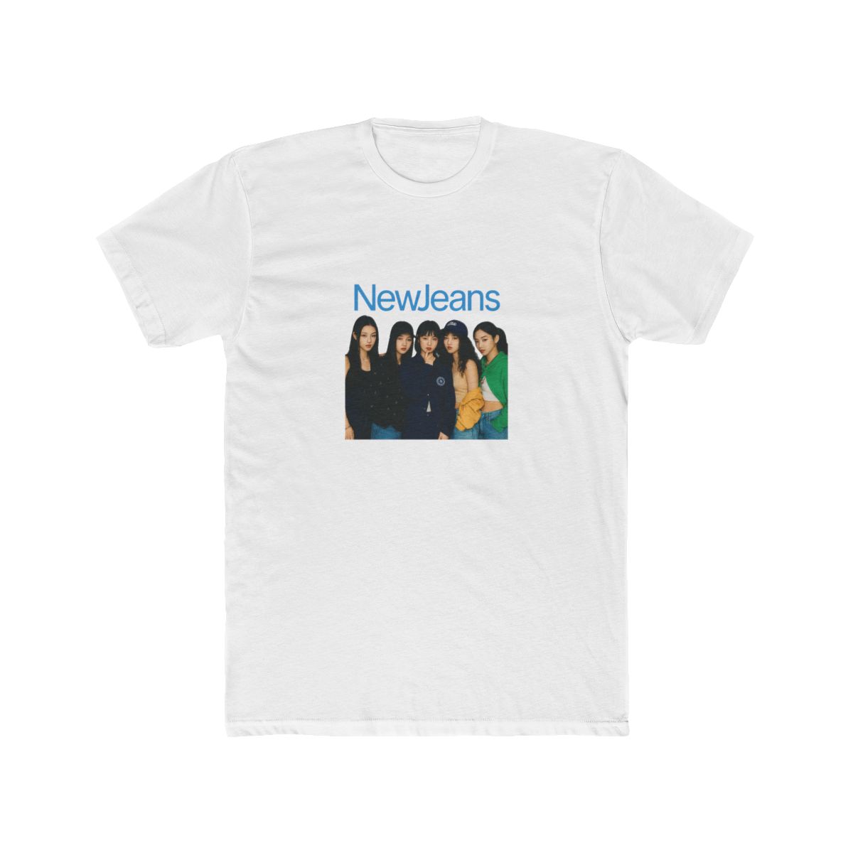 Ultimate NewJeans Group Photo K-Pop T-Shirt - alternate angle 2, merchandise