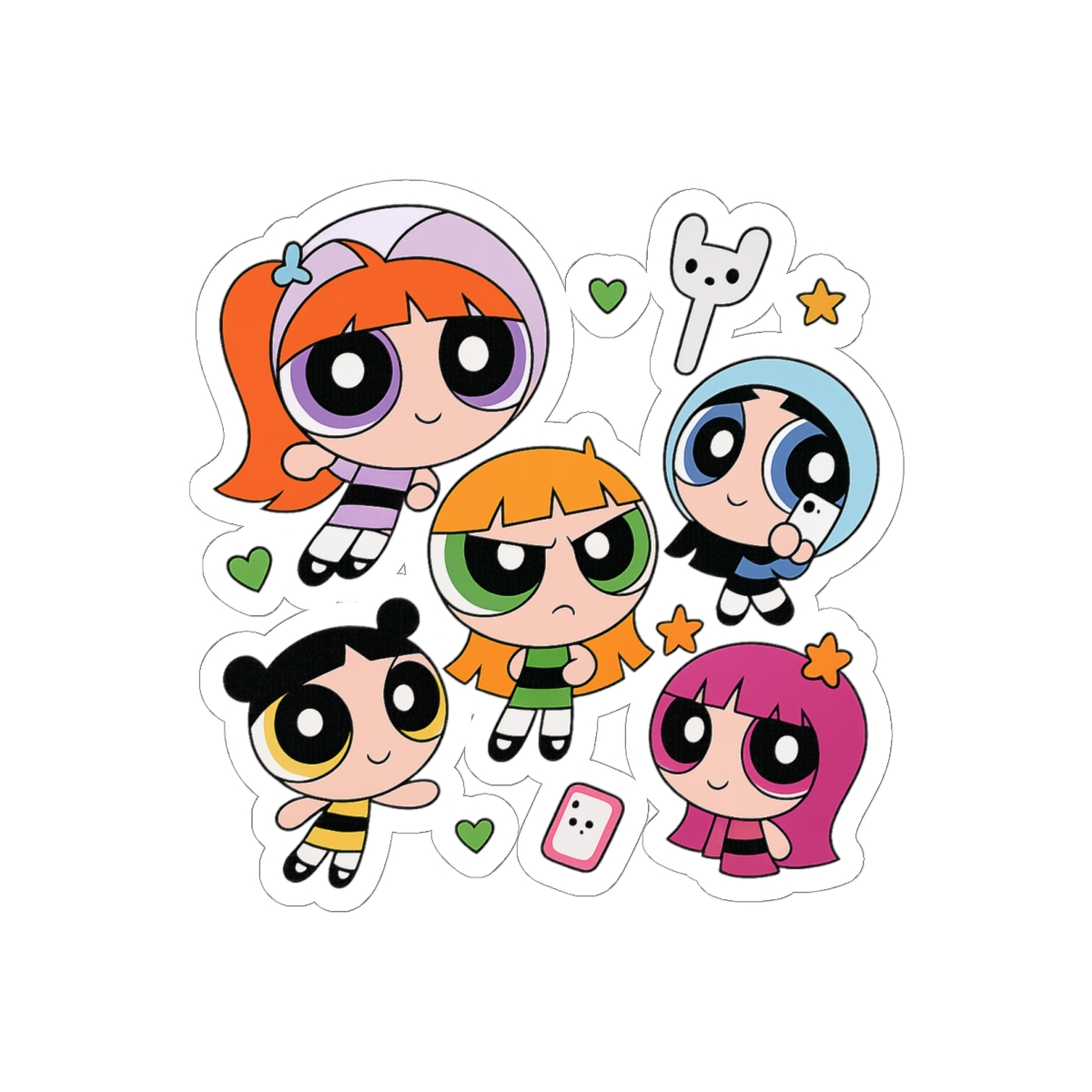 Cute NewJeans Bunnies K-pop Stickers | Adorable Vinyl Decals