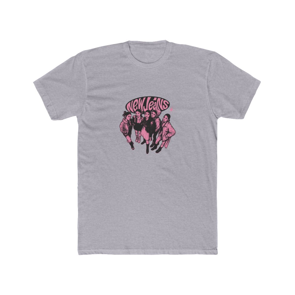 Vibrant NewJeans K-Pop Graphic T-Shirt - alternate angle 5, merchandise