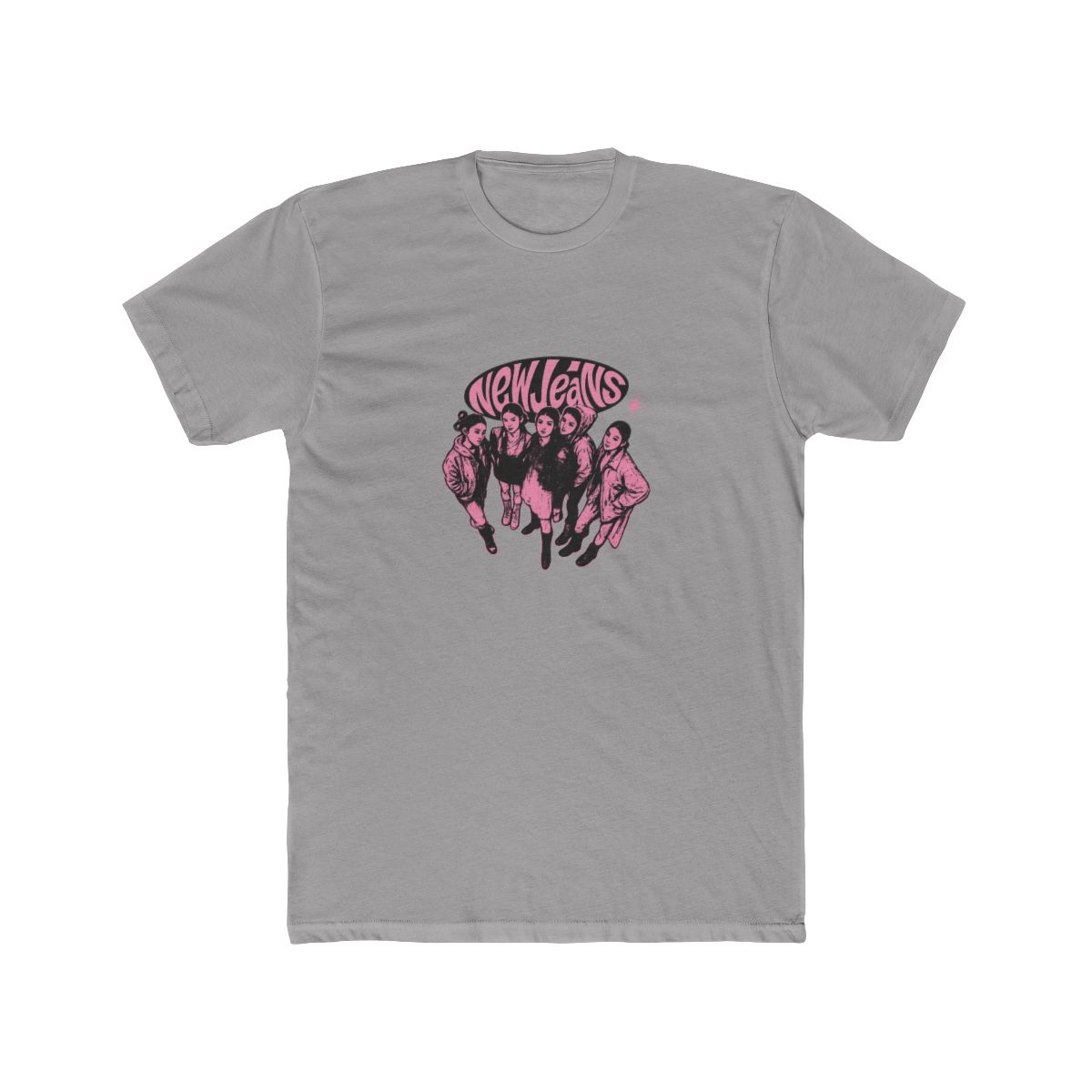Vibrant NewJeans K-Pop Graphic T-Shirt - alternate angle 2, merchandise