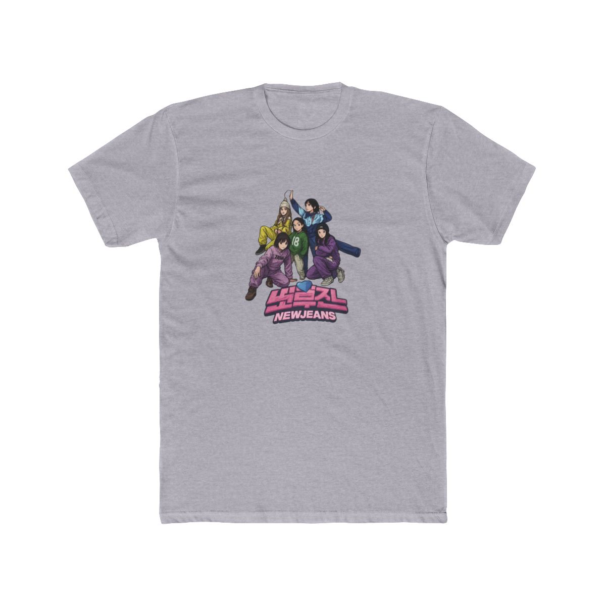 NewJeans K-Pop Bunny Fan Graphic T-Shirt - alternate angle 5, merchandise
