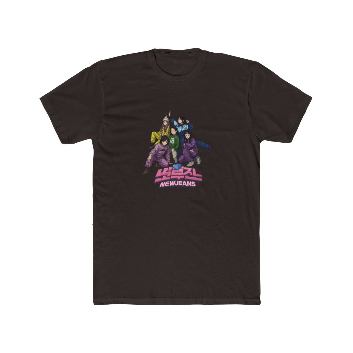 NewJeans K-Pop Bunny Fan Graphic T-Shirt - alternate angle 2, merchandise