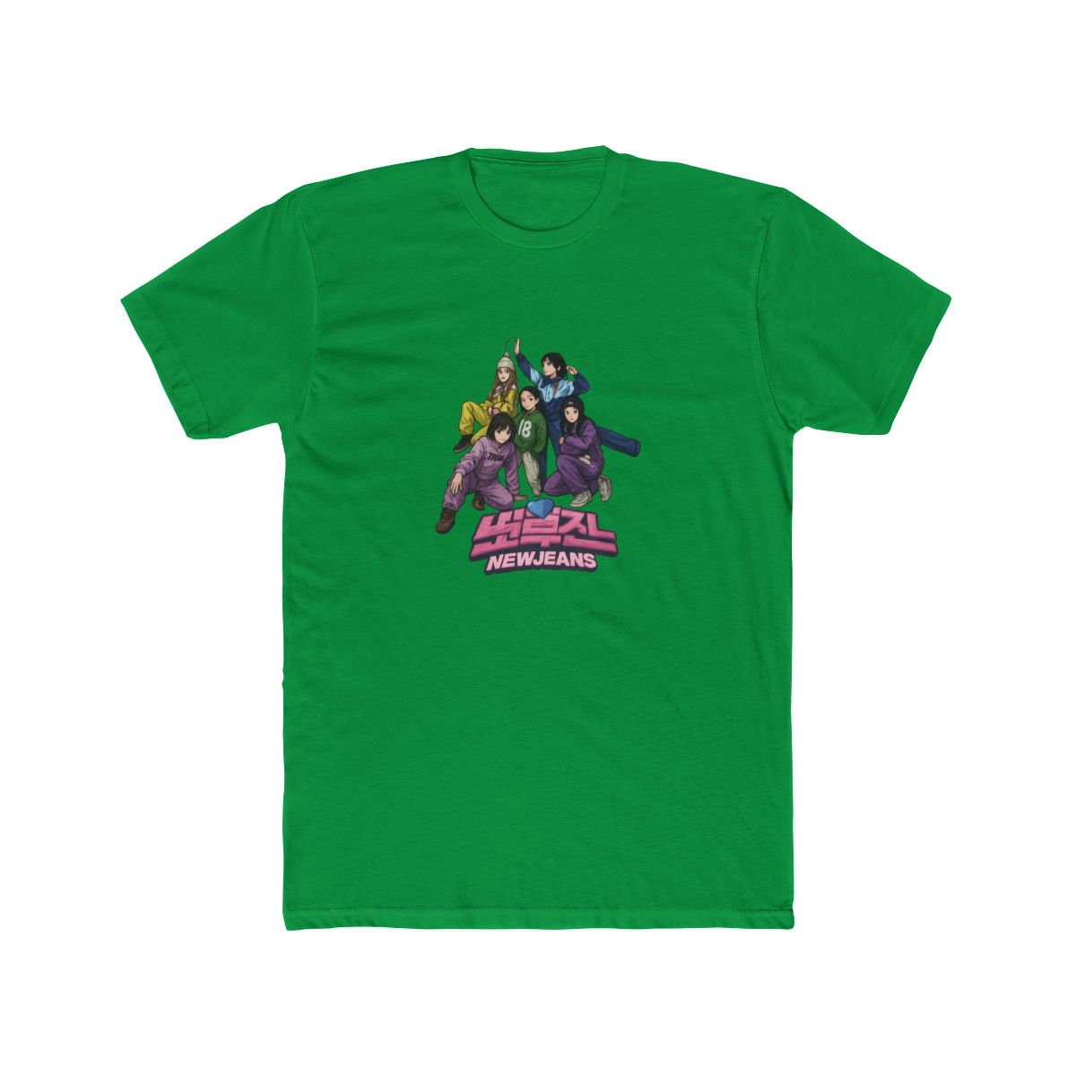 NewJeans K-Pop Bunny Fan Graphic T-Shirt - alternate angle 3, merchandise