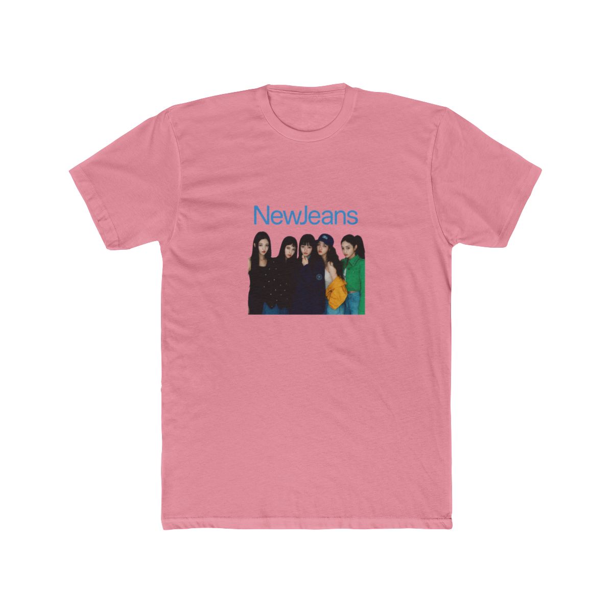 Vibrant NewJeans Photo K-Pop Fan T-Shirt - alternate angle 4, merchandise