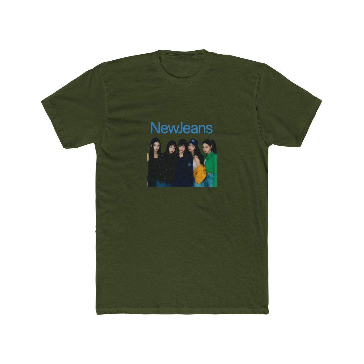 Vibrant NewJeans Photo K-Pop Fan T-Shirt - alternate angle 2, merchandise