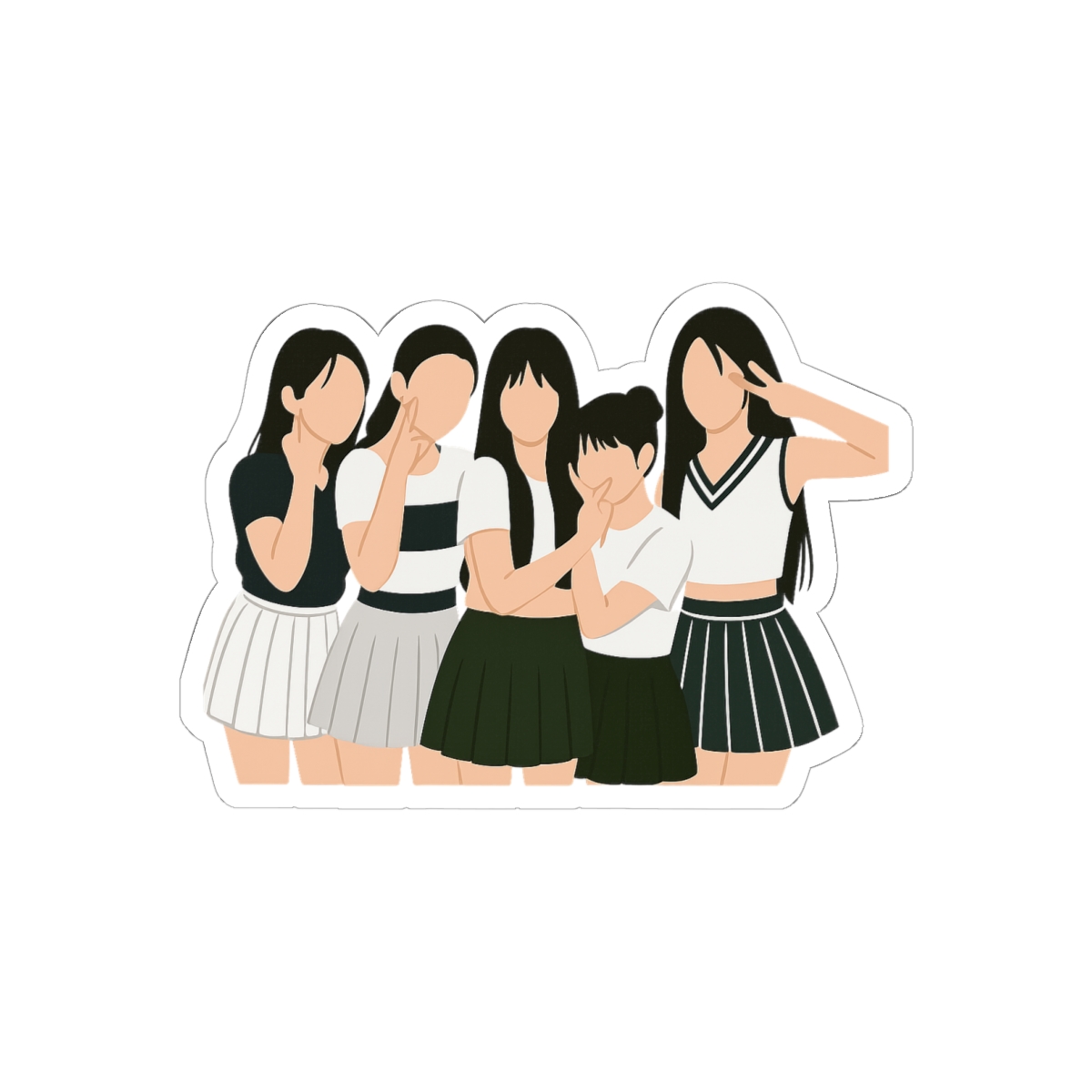 NewJeans Hype Boy Sticker | Vibrant K-Pop Vinyl Decal