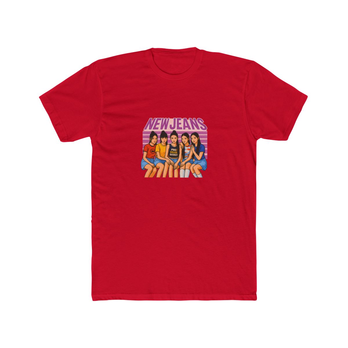 NewJeans Y2K K-Pop Fan T-Shirt - alternate angle 2, merchandise
