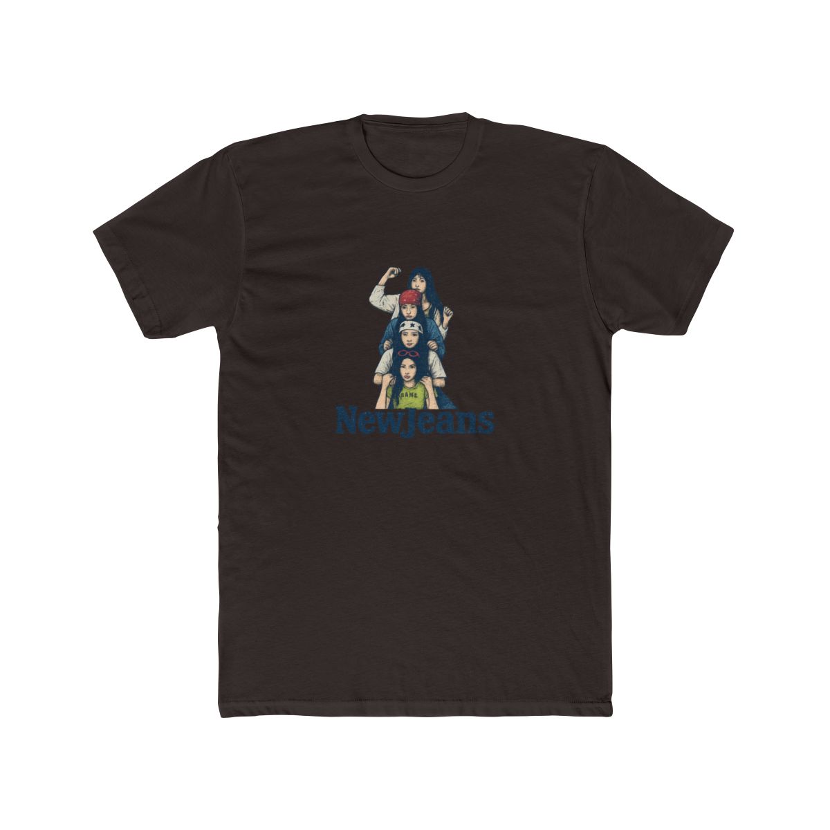 Iconic NewJeans Album Cover K-Pop T-Shirt - alternate angle 5, merchandise