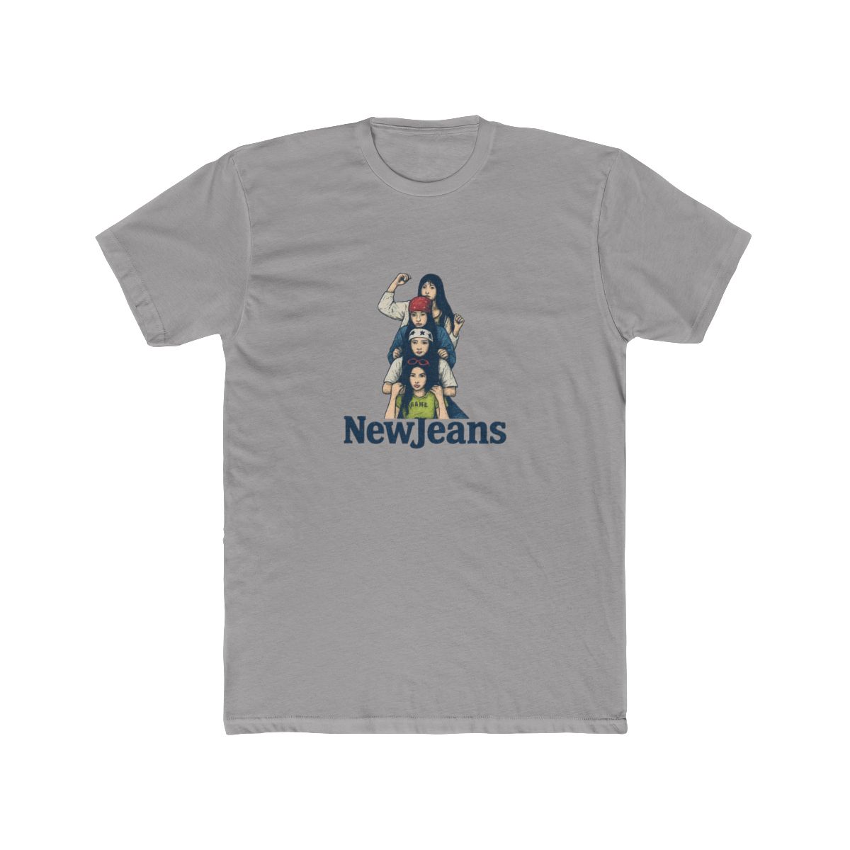 Iconic NewJeans Album Cover K-Pop T-Shirt - alternate angle 4, merchandise