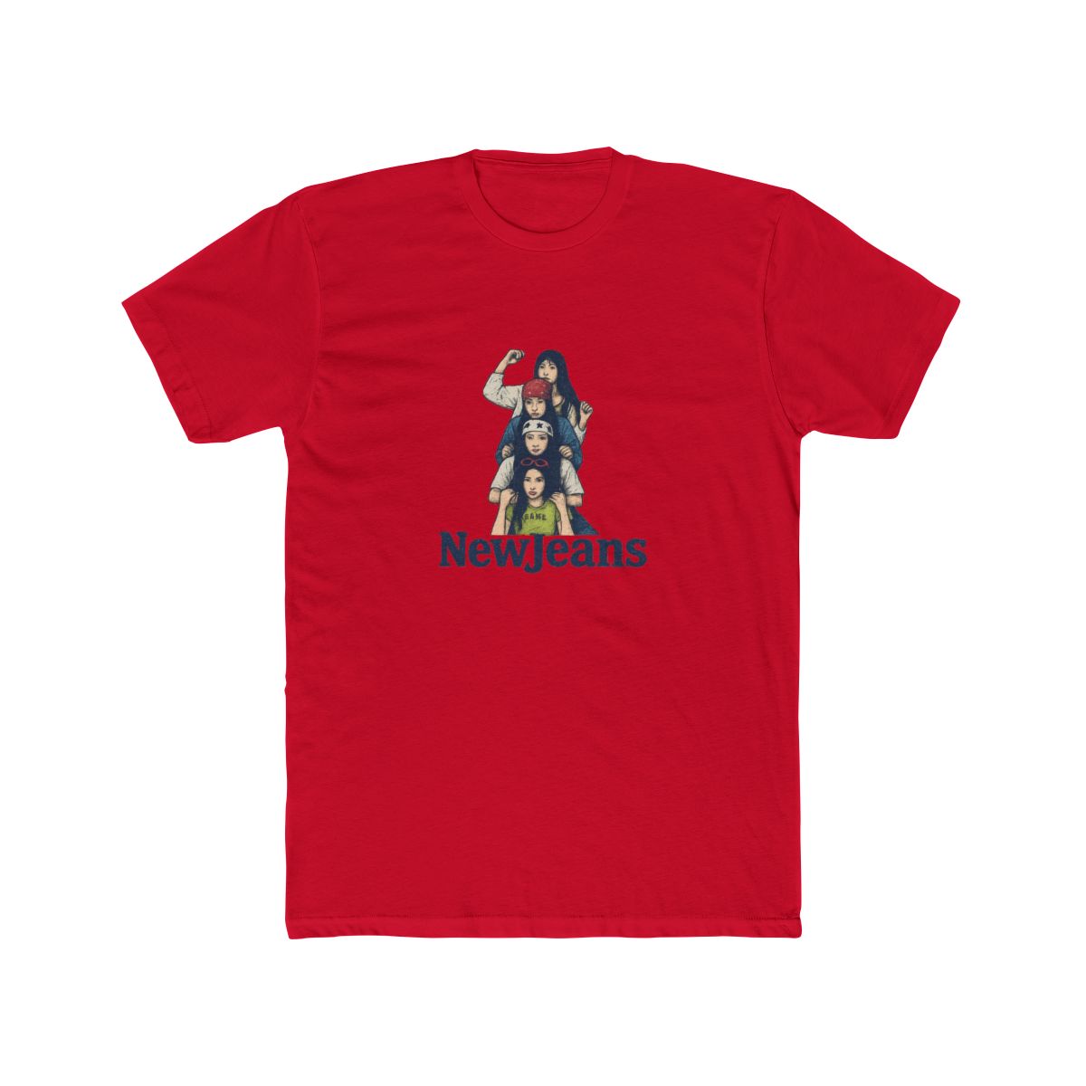 Iconic NewJeans Album Cover K-Pop T-Shirt - alternate angle 2, merchandise