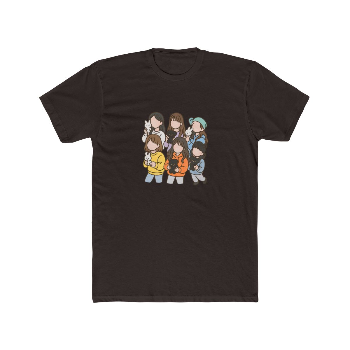NewJeans K-Pop Fan Art Graphic T-Shirt - alternate angle 3, merchandise