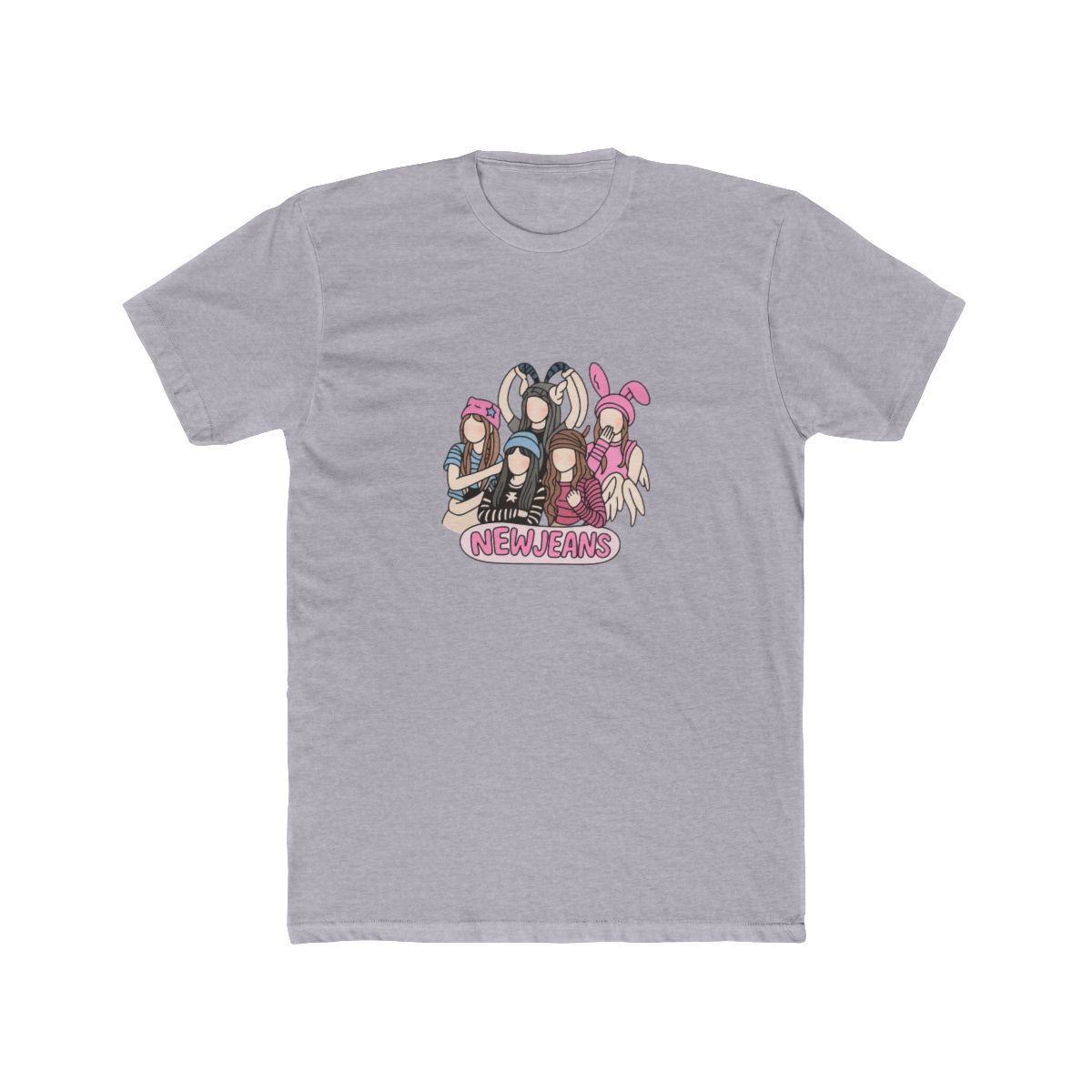 Iconic NewJeans K-Pop Art Graphic T-Shirt - alternate angle 5, merchandise