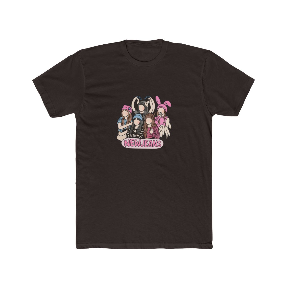 Iconic NewJeans K-Pop Art Graphic T-Shirt - alternate angle 3, merchandise
