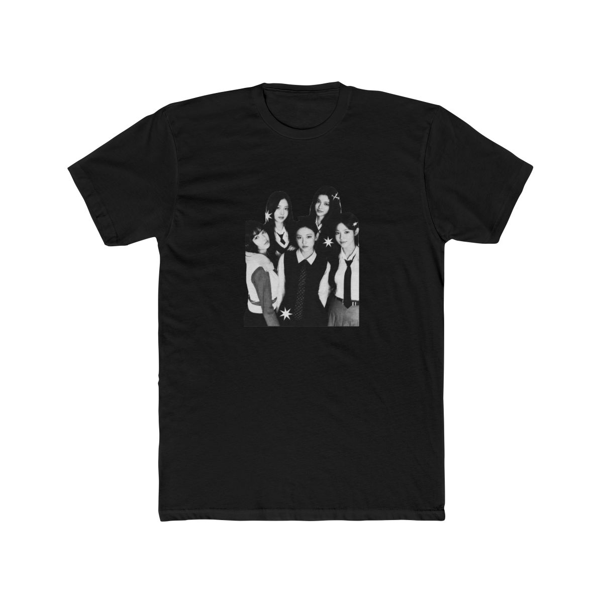 NewJeans Never End Kpop T Shirt, NewJeans Graphic Tee, Korean Girl Group Shirt, Aesthetic Kpop Merch, Minimalist Idol Tee, Streetwear Top - alternate angle 3, merchandise