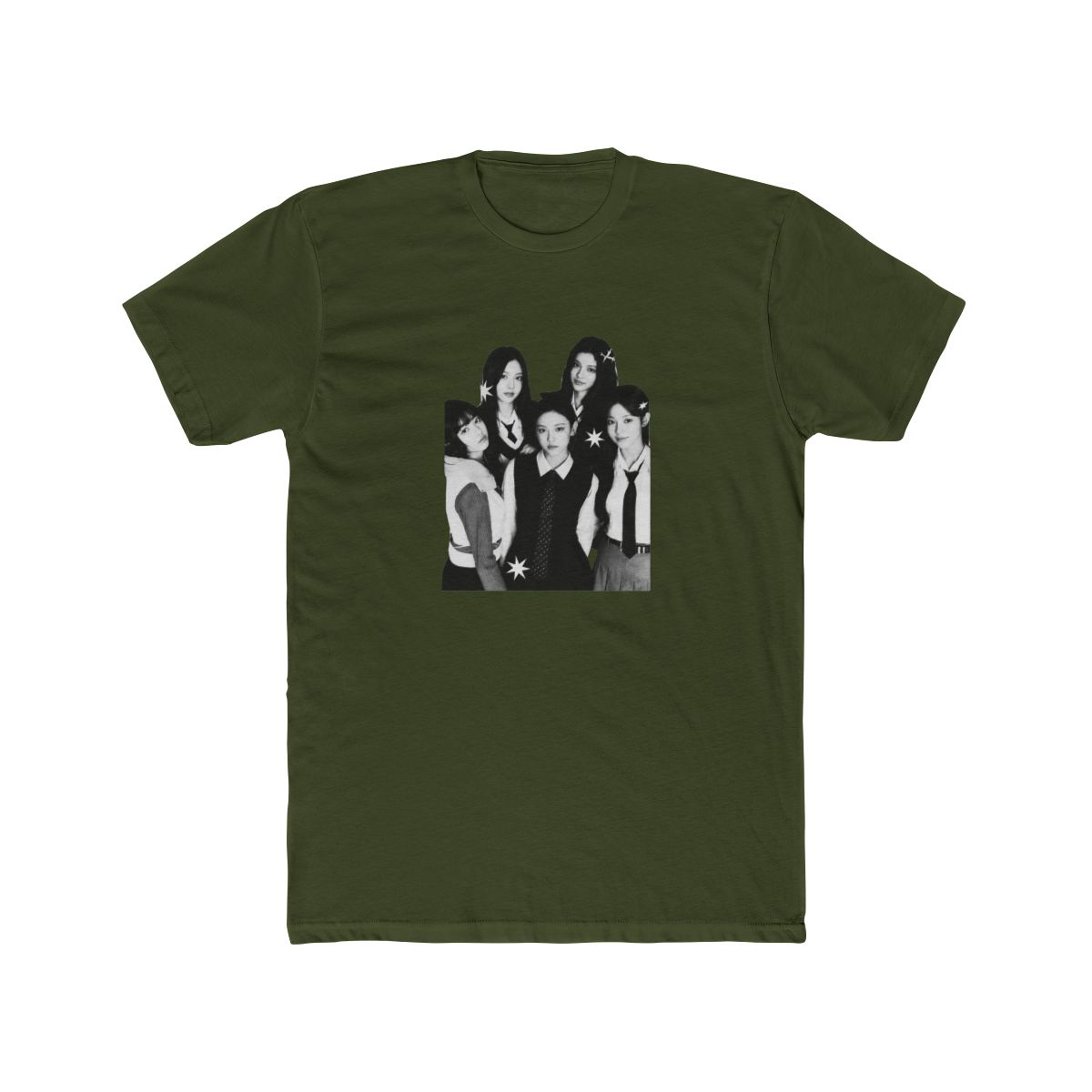 NewJeans Never End Kpop T Shirt, NewJeans Graphic Tee, Korean Girl Group Shirt, Aesthetic Kpop Merch, Minimalist Idol Tee, Streetwear Top - alternate angle 5, merchandise