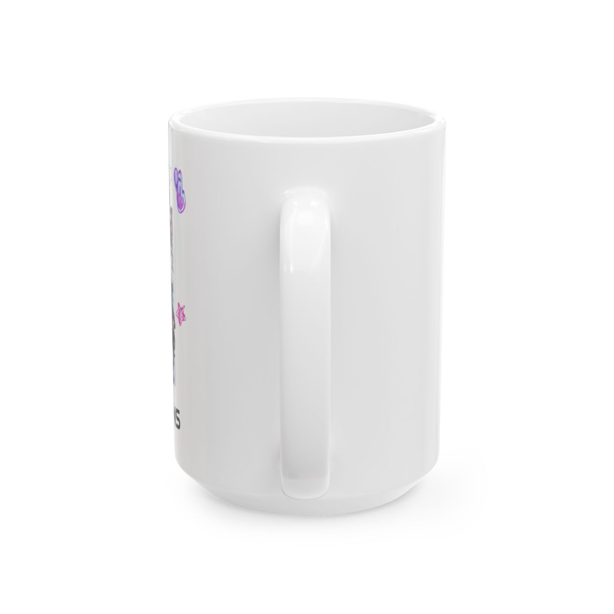 NewJeans Anime Illustration Mug | K-POP Ceramic Coffee Cup, Dishwasher-Safe - alternate angle 5, merchandise