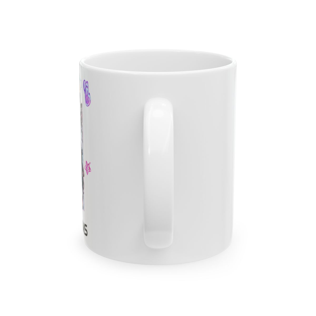 NewJeans Anime Illustration Mug | K-POP Ceramic Coffee Cup, Dishwasher-Safe - alternate angle 3, merchandise