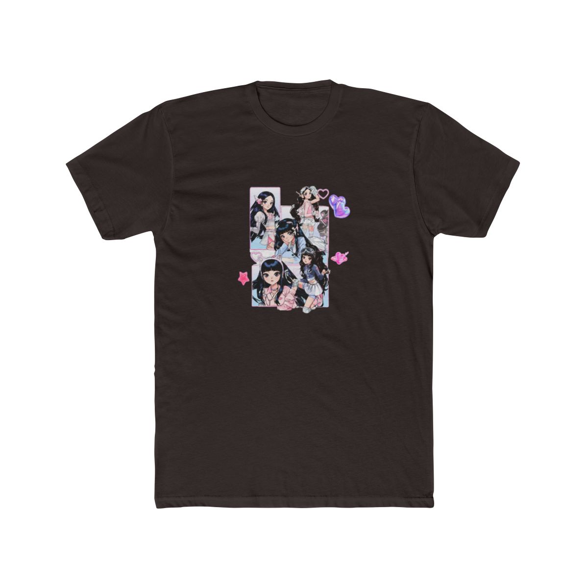 NewJeans anime collage T Shirt | K-pop girl group graphic tee