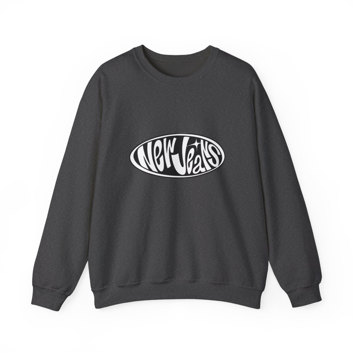 New Jeans Sweatshirt | Kpop Fan Gift | Raglan Crewneck Black Graphic | Bunnies Merch | Kpop Aesthetic Sweater | NewJeans Fan Apparel - alternate angle 4, merchandise