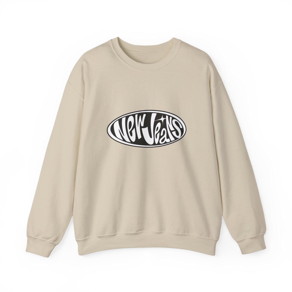 New Jeans Sweatshirt | Kpop Fan Gift | Raglan Crewneck Black Graphic | Bunnies Merch | Kpop Aesthetic Sweater | NewJeans Fan Apparel - alternate angle 5, merchandise