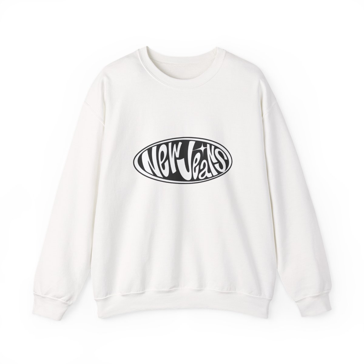 New Jeans Sweatshirt | Kpop Fan Gift | Raglan Crewneck Black Graphic | Bunnies Merch | Kpop Aesthetic Sweater | NewJeans Fan Apparel - alternate angle 5, merchandise