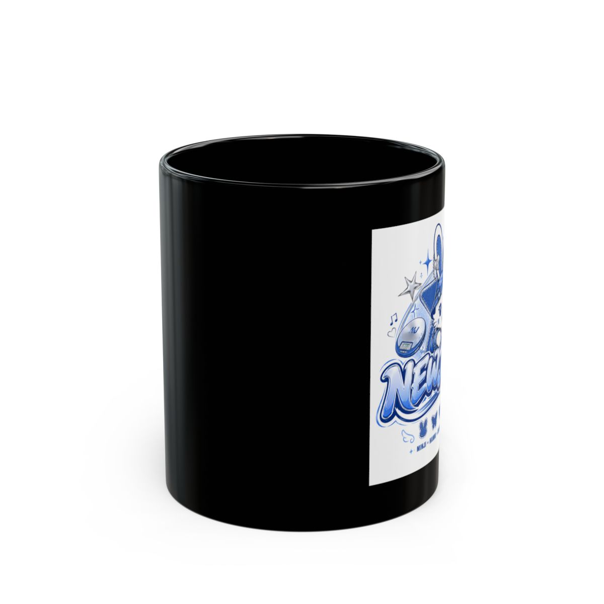 NewJeans Black Mug - alternate angle 1, merchandise