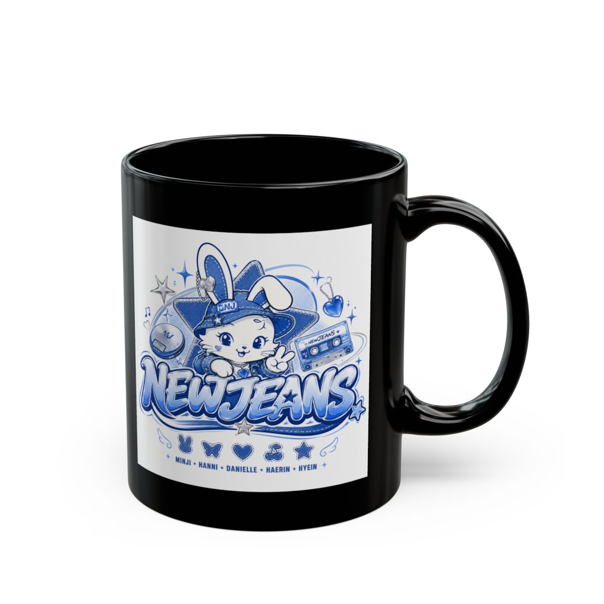 NewJeans Black Mug