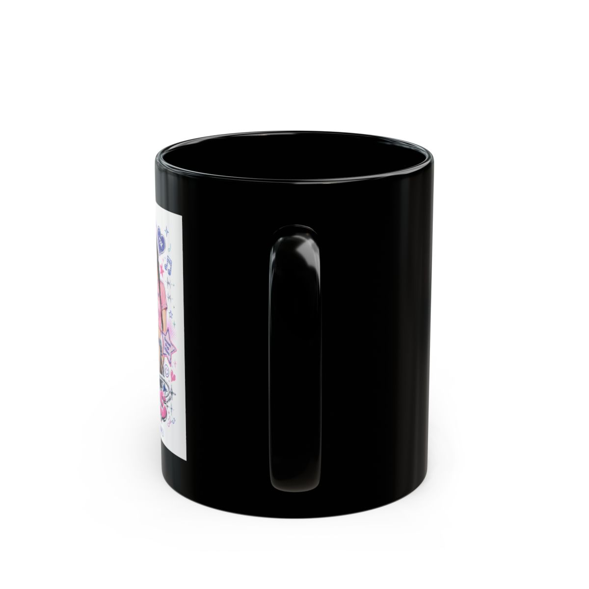 NewJeans Black Mug #2 - alternate angle 4, merchandise