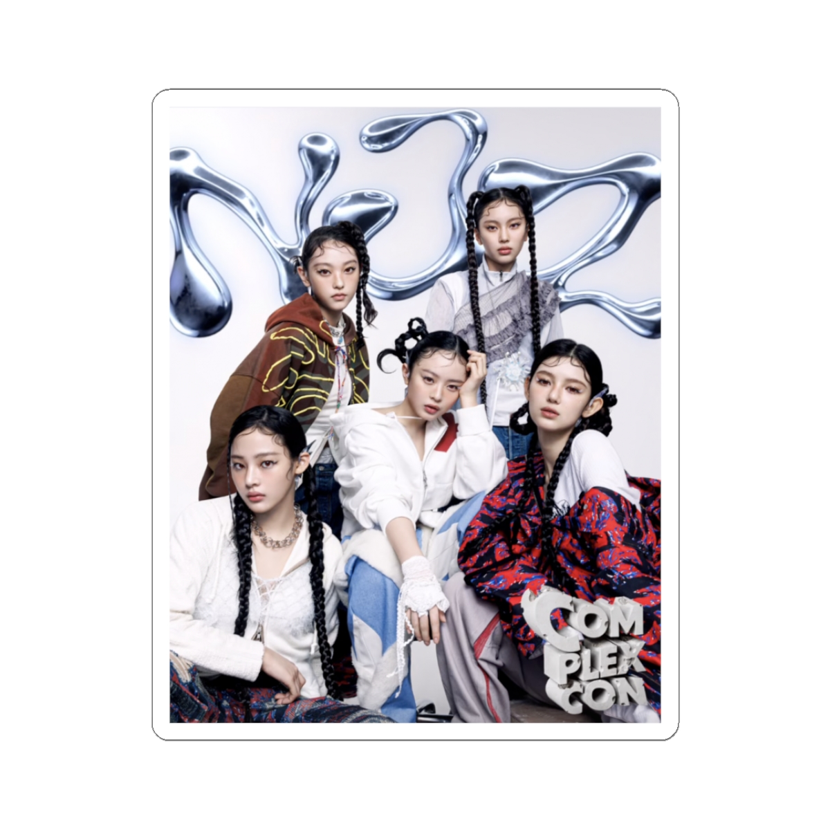 NewJeans Sticker Kiss-Cut Sticker - alternate angle 1, merchandise