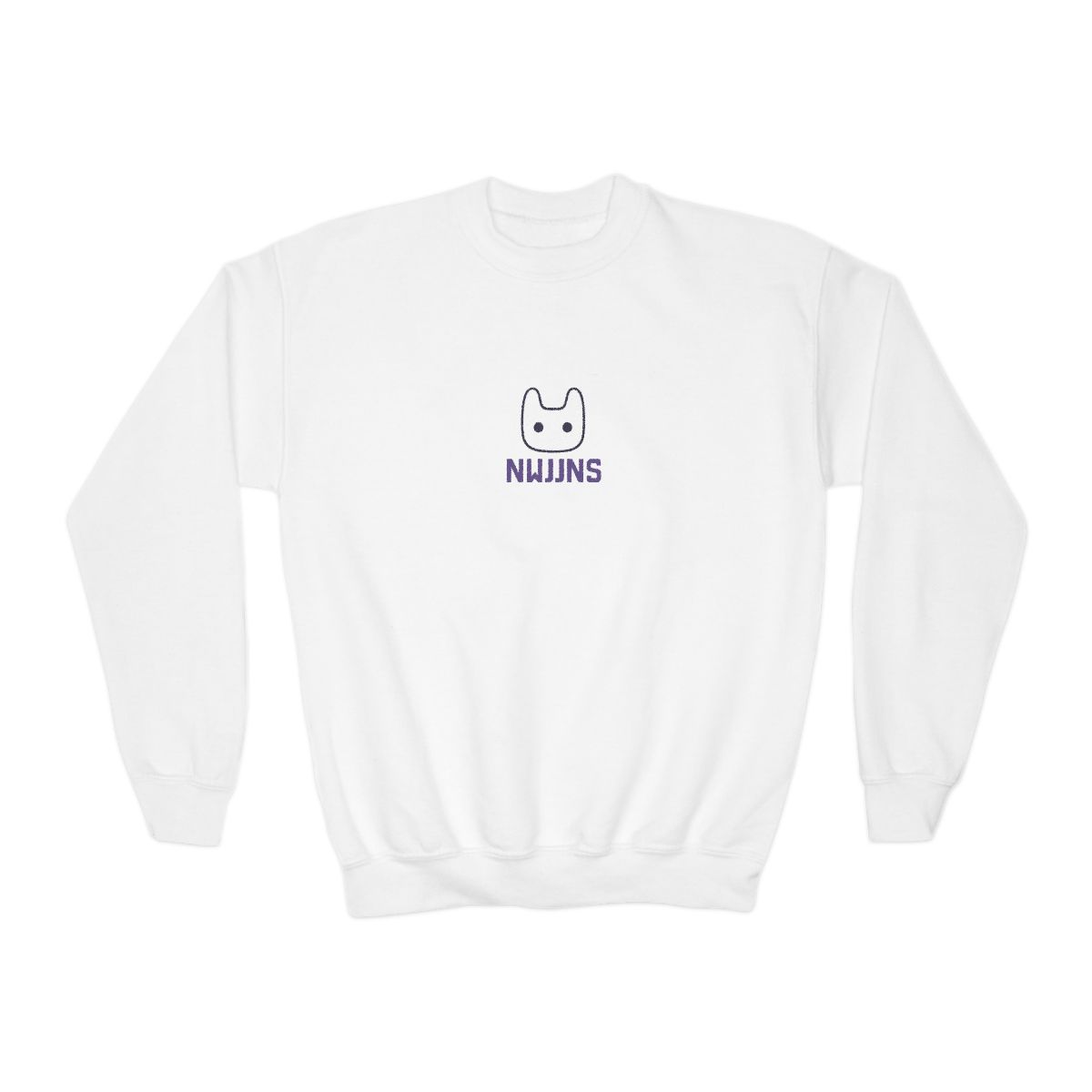 Adorable Bunny NewJeans K-Pop Fan Kids Sweatshirt - alternate angle 2, merchandise