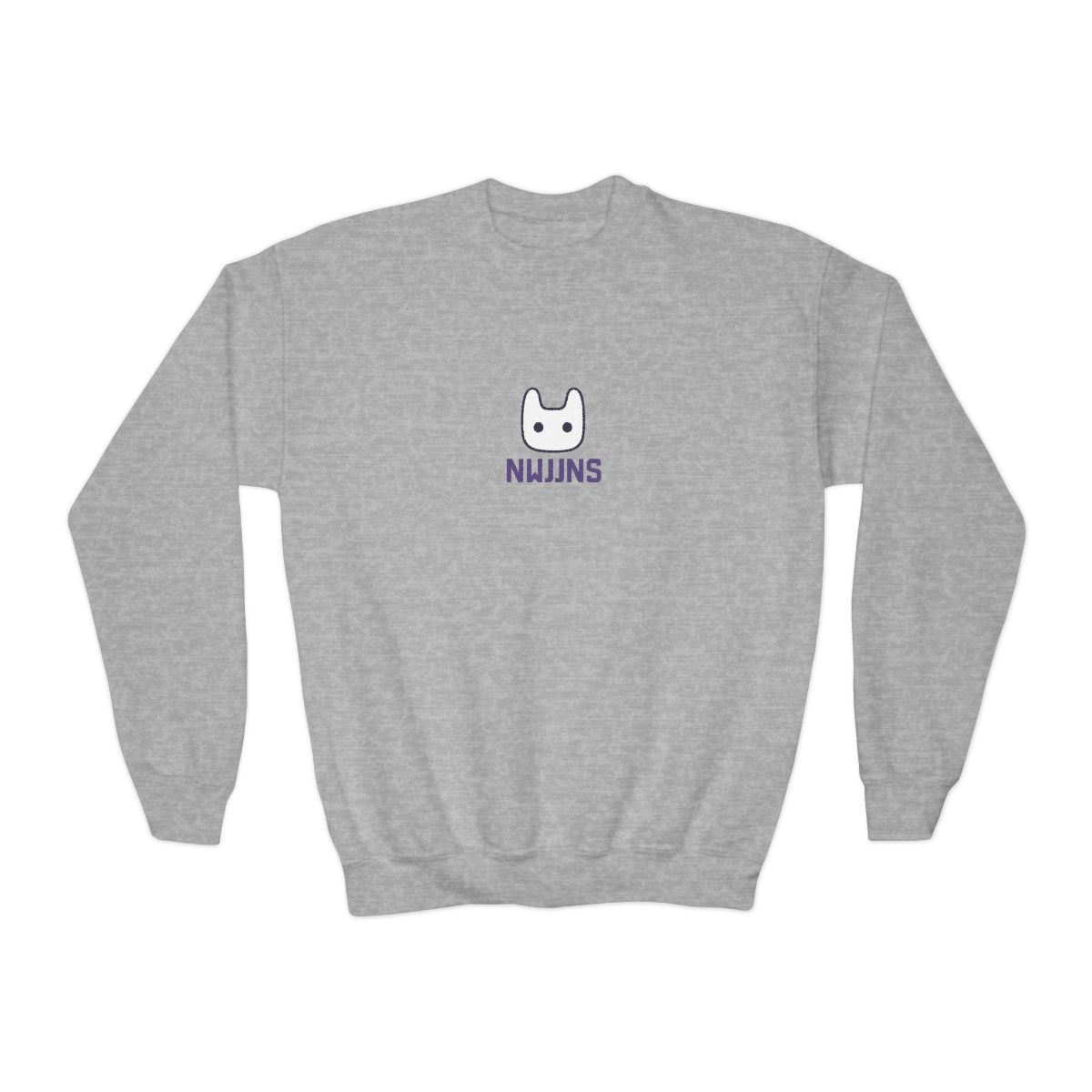 Adorable Bunny NewJeans K-Pop Fan Kids Sweatshirt - alternate angle 3, merchandise