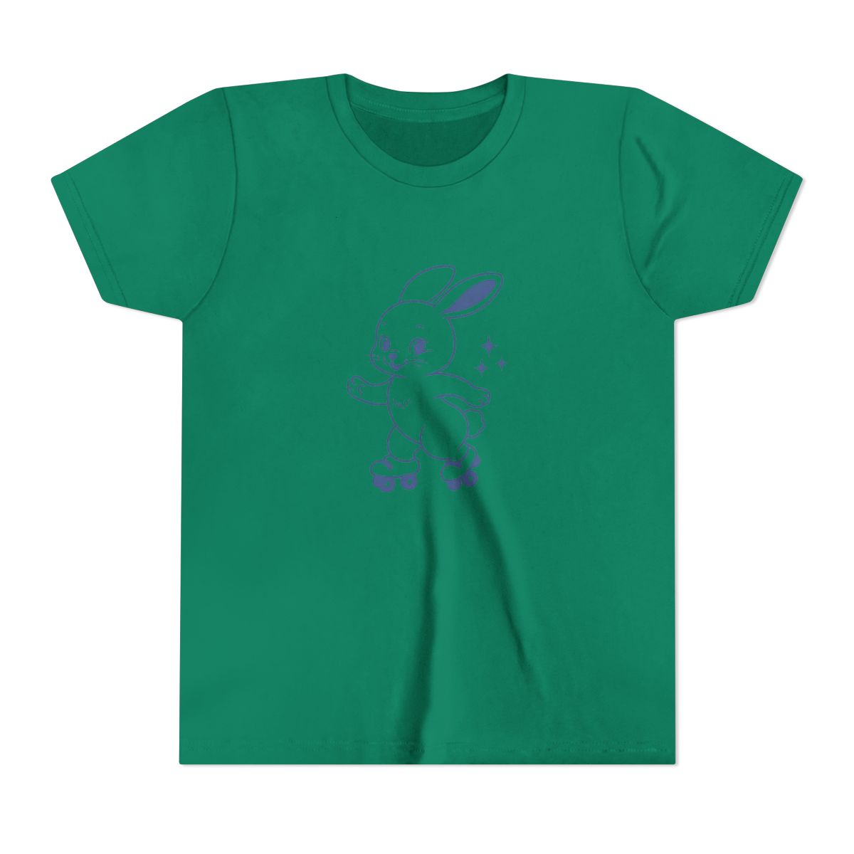 Cute NewJeans Bunny Mascot Graphic Kids T-Shirt - alternate angle 2, merchandise