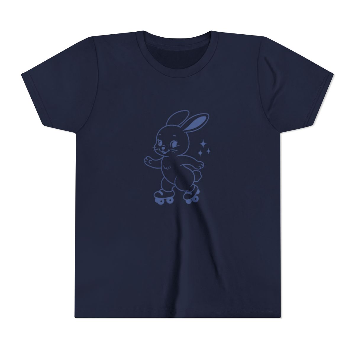 Cute NewJeans Bunny Mascot Graphic Kids T-Shirt - alternate angle 2, merchandise