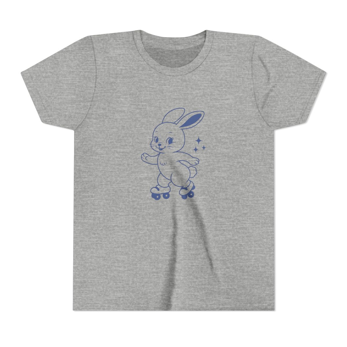 Cute NewJeans Bunny Mascot Graphic Kids T-Shirt - alternate angle 3, merchandise
