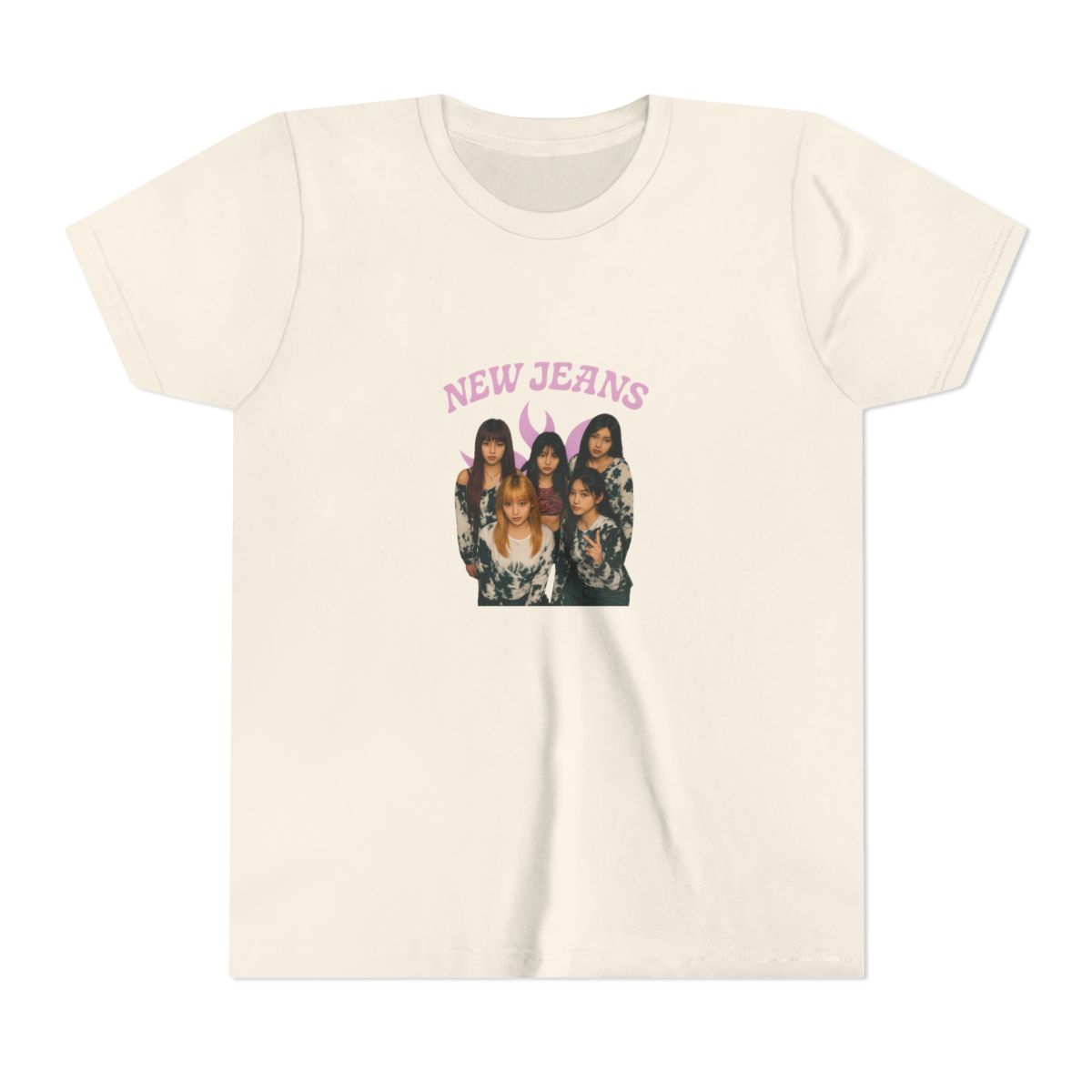 NewJeans Ador K-Pop Graphic Kids T-Shirt - alternate angle 3, merchandise