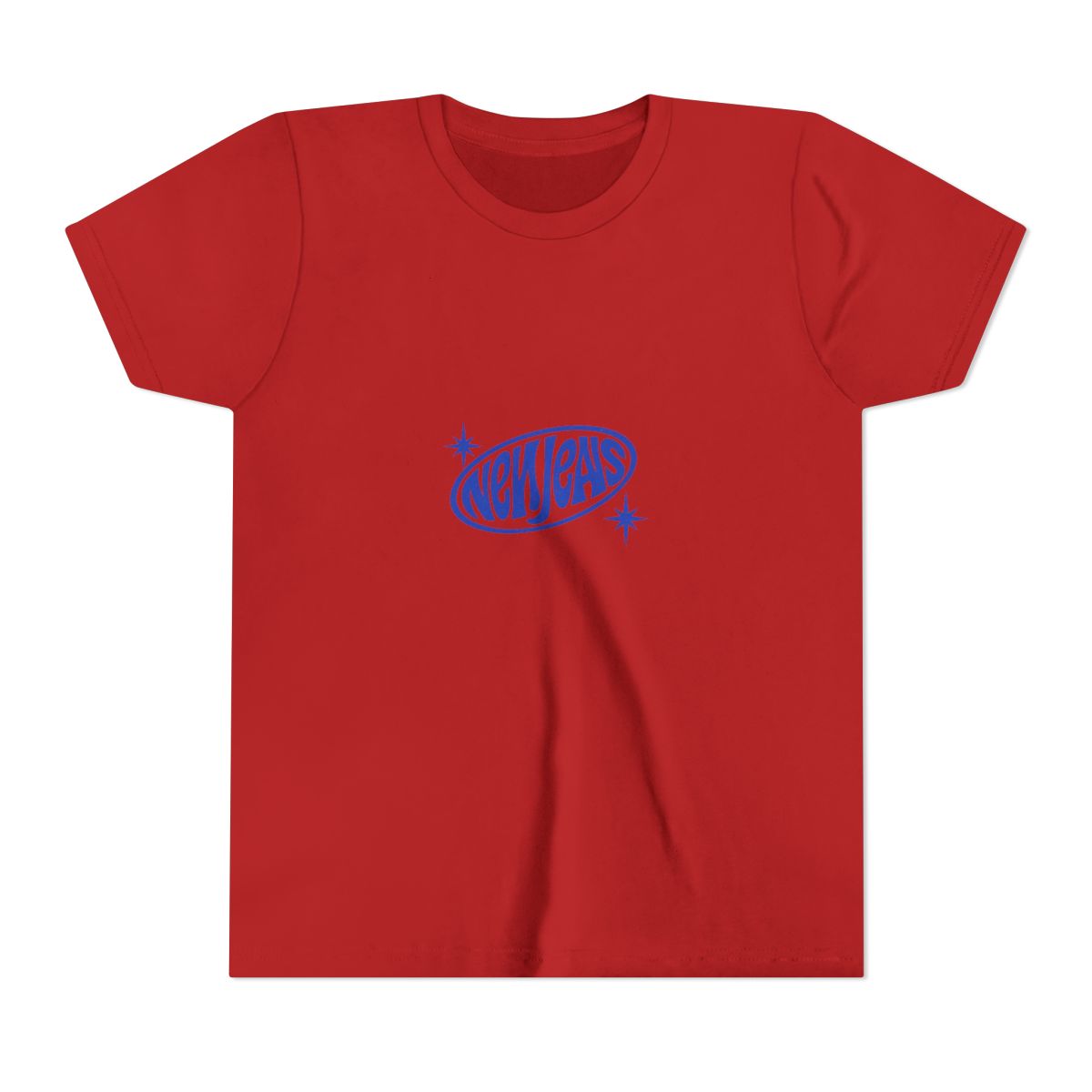NewJeans Bold Lettering K-Pop Kids T-Shirt - alternate angle 5, merchandise