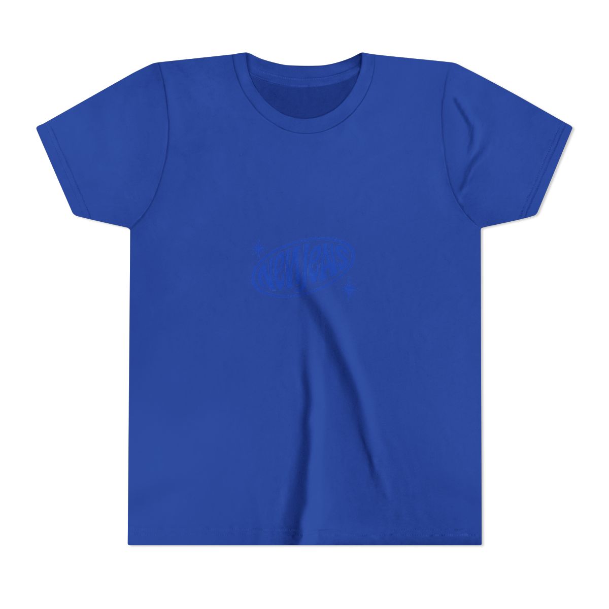 NewJeans Bold Lettering K-Pop Kids T-Shirt - alternate angle 3, merchandise