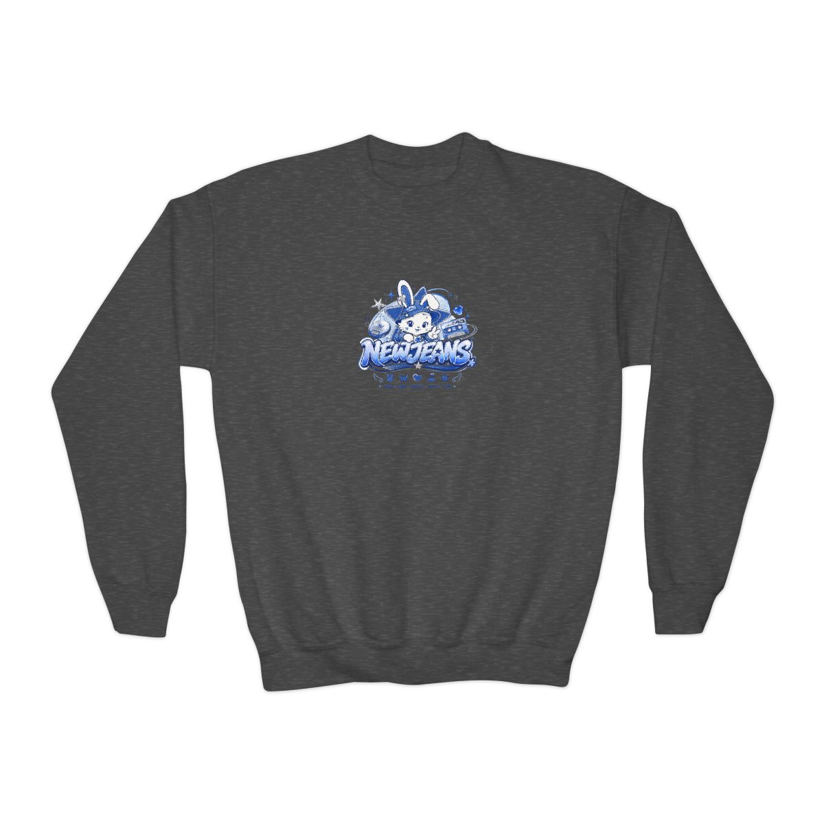 NewJeans Crewneck Kids Sweatshirt - alternate angle 3, merchandise