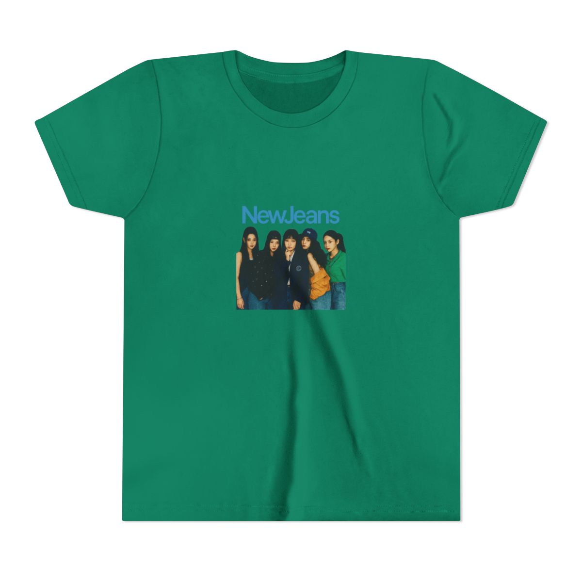 NewJeans Iconic Idol Photo | Kpop Fan Kids Tee, NewJeans Shirt, Concert Gift - alternate angle 3, merchandise
