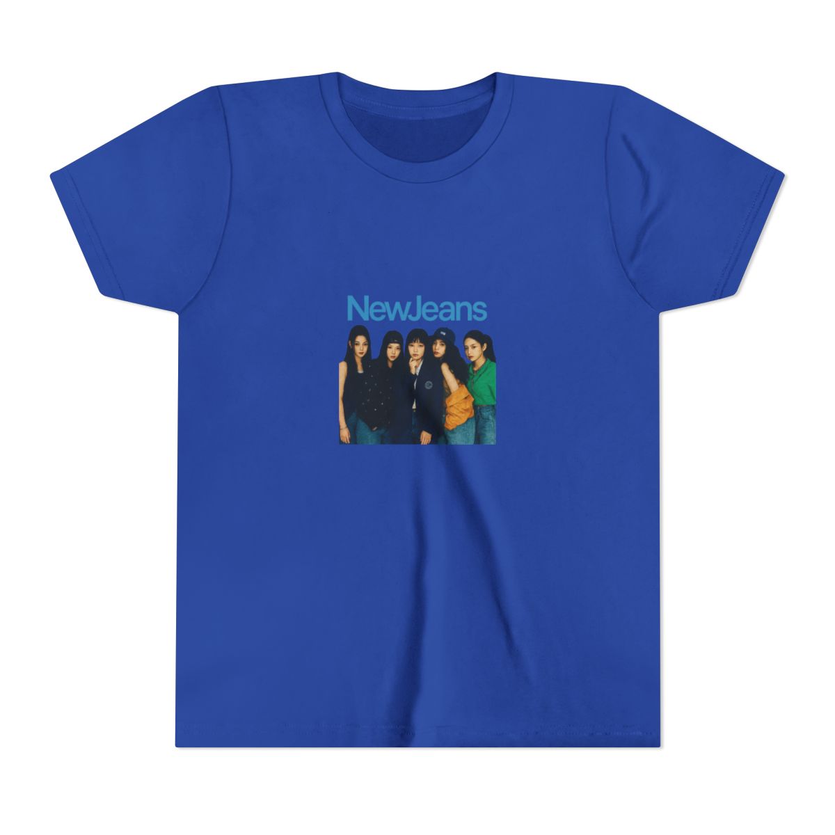 NewJeans Iconic Idol Photo | Kpop Fan Kids Tee, NewJeans Shirt, Concert Gift - alternate angle 4, merchandise