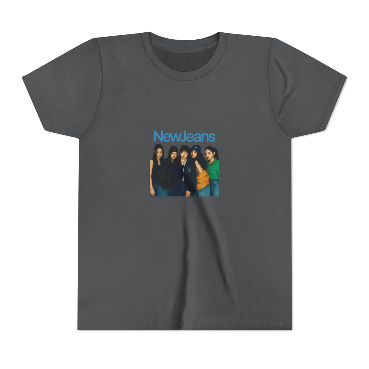 NewJeans Iconic Idol Photo | Kpop Fan Kids Tee, NewJeans Shirt, Concert Gift - alternate angle 5, merchandise