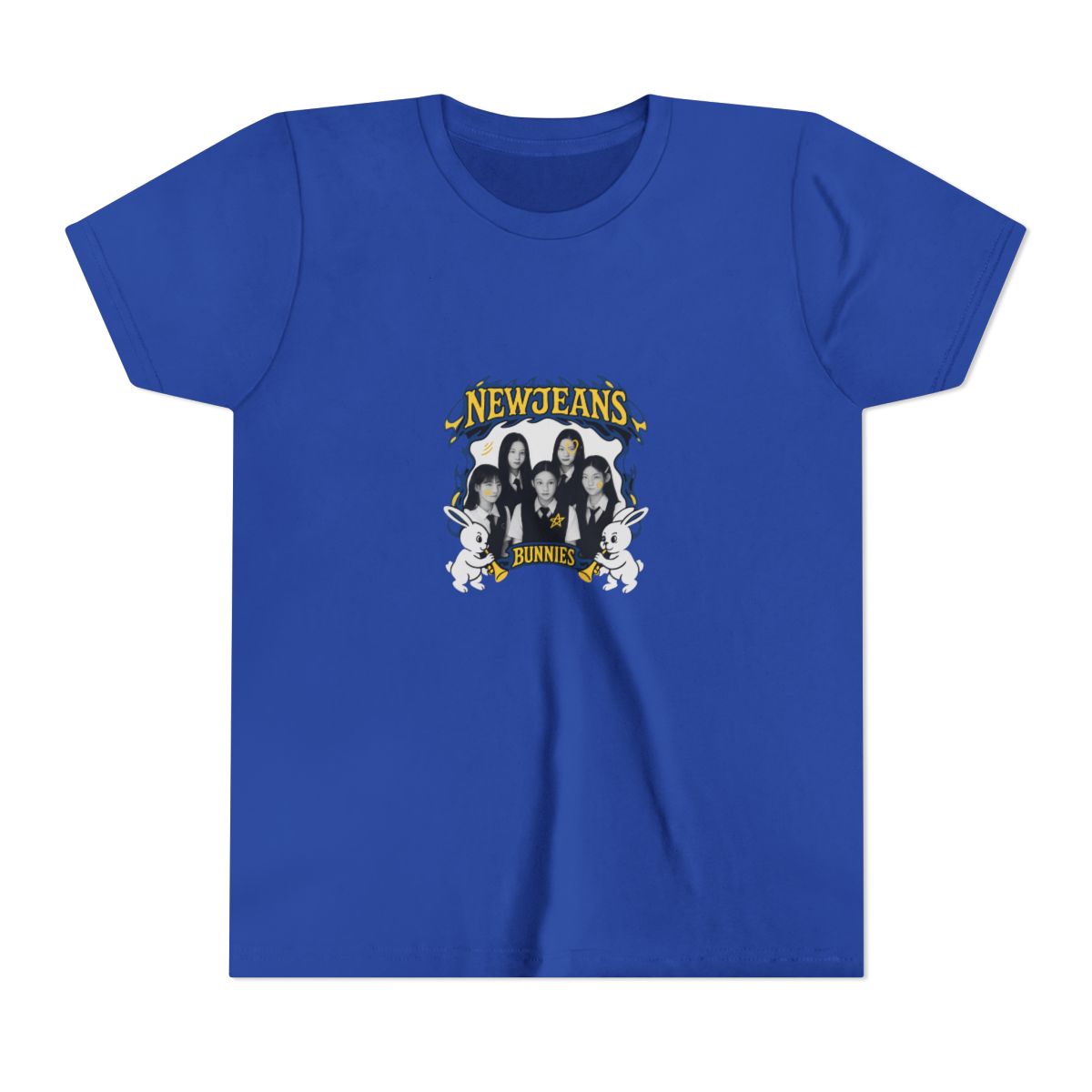 NewJeans Infectious K-Pop Graphic Kids T-Shirt - alternate angle 3, merchandise
