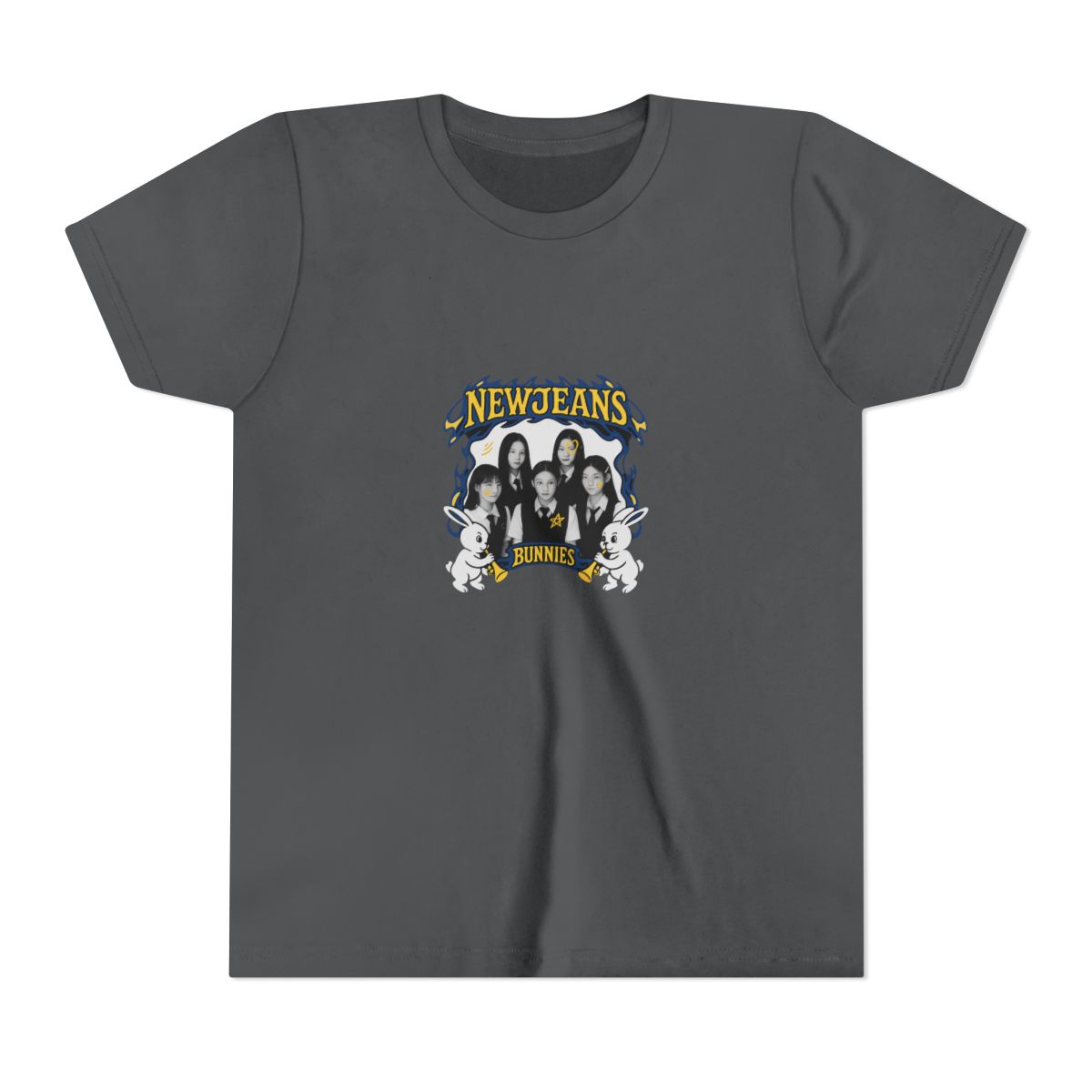 NewJeans Infectious K-Pop Graphic Kids T-Shirt - alternate angle 4, merchandise