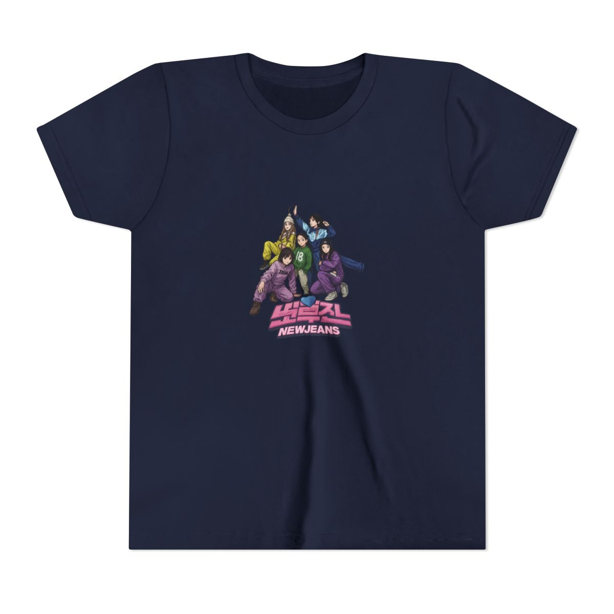 NewJeans K-Pop Bunny Fan Graphic Kids T-Shirt - Official T-Shirts merchandise
