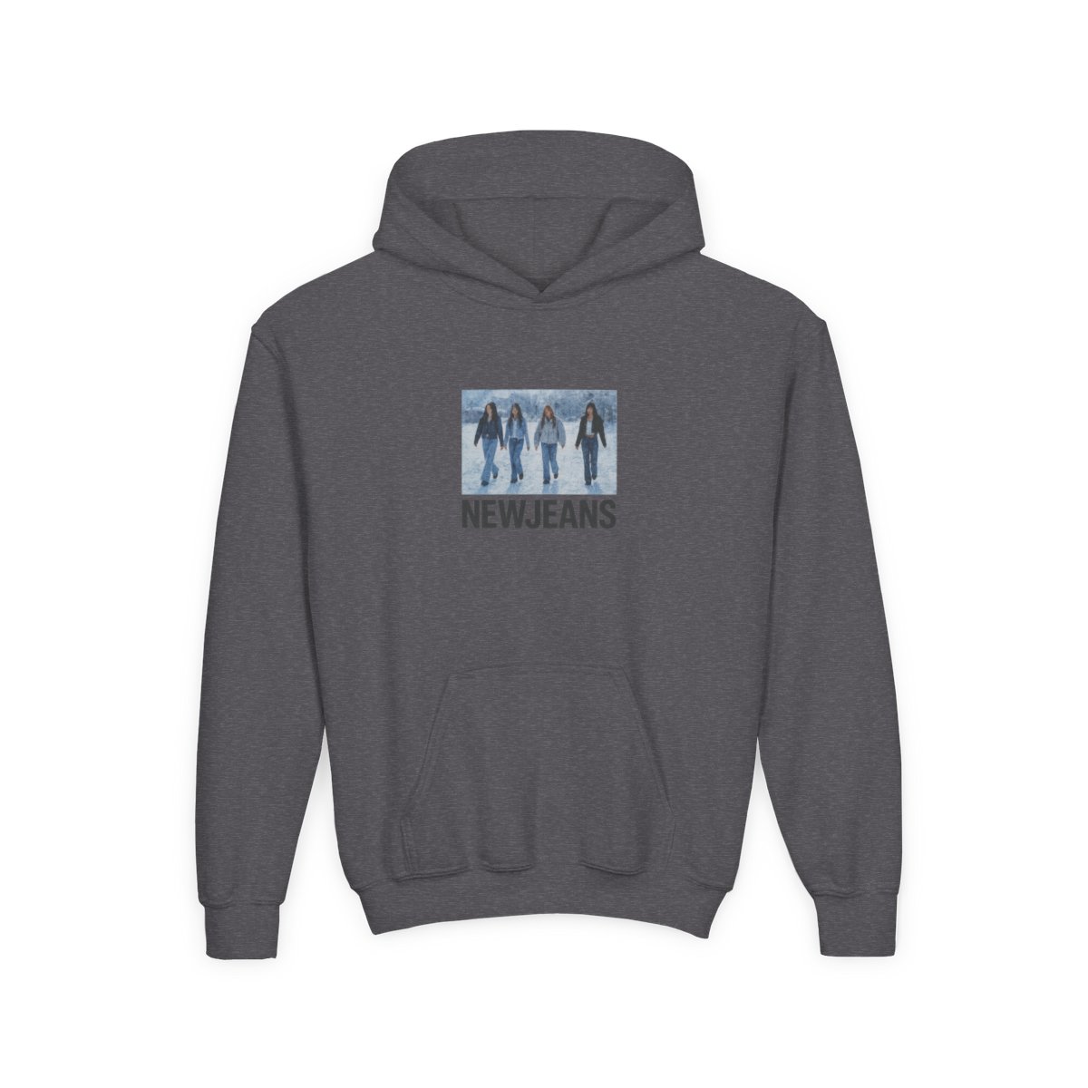 NewJeans K-Pop Group Print Kids Hoodie - alternate angle 3, merchandise