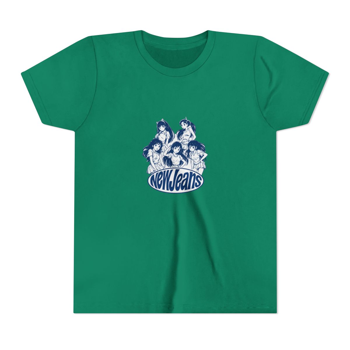NewJeans K-Pop Iconic Aesthetic Kids T-Shirt - alternate angle 2, merchandise