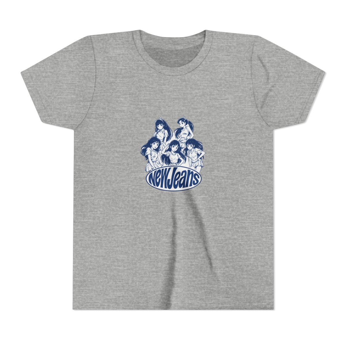 NewJeans K-Pop Iconic Aesthetic Kids T-Shirt - alternate angle 3, merchandise
